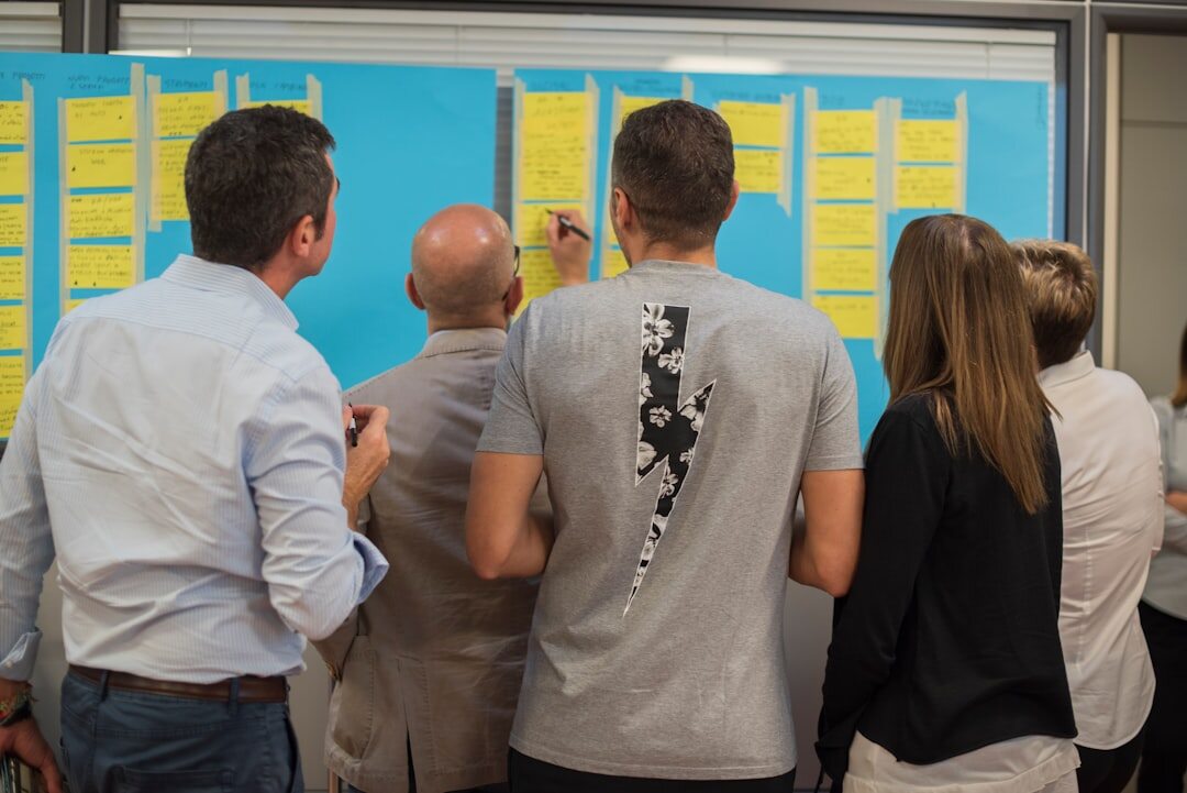 team brainstorming project ideas