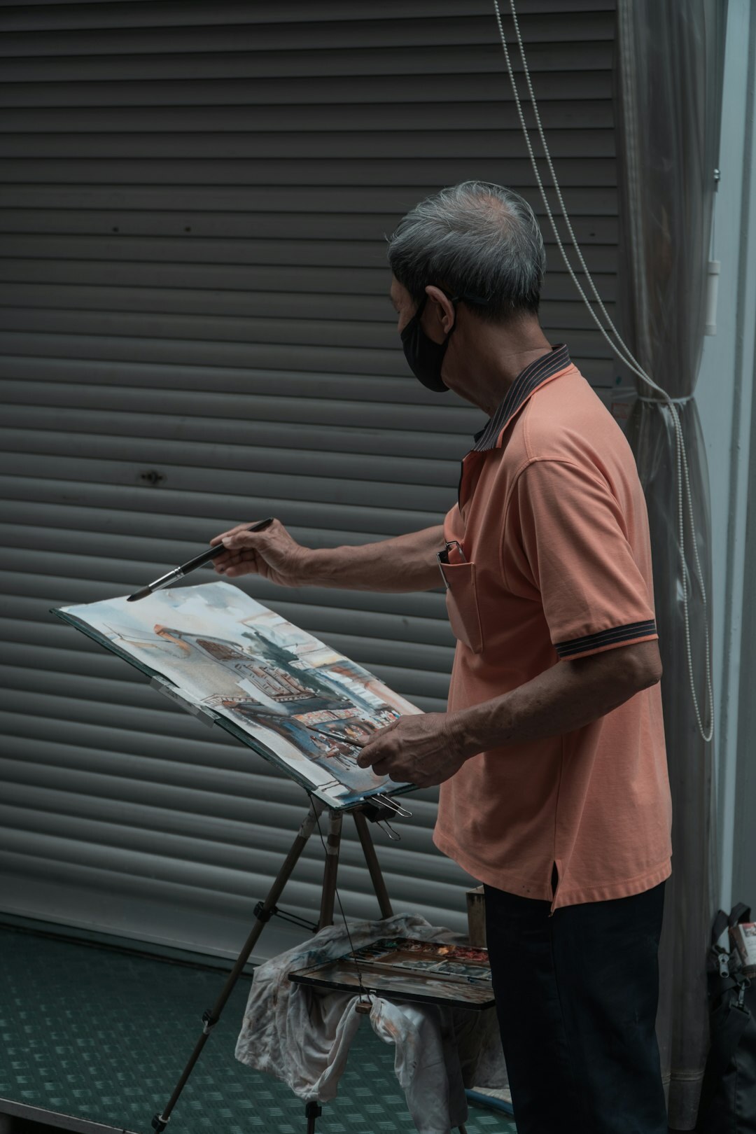Portrait of an Indian Singaporean male senior instructor